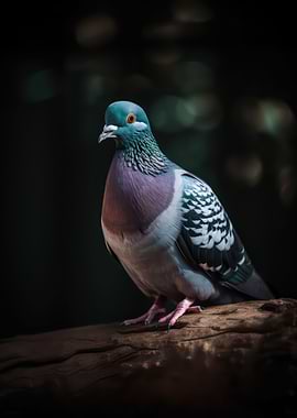 Serene pigeon