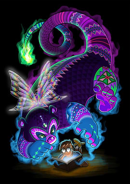 Alebrije mexican fairy