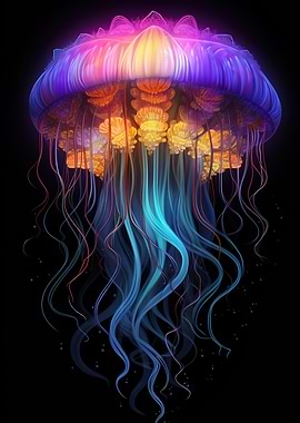 colorful jellyfish
