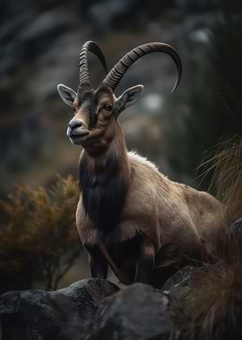 Iconic ibex