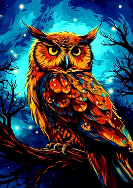Colorful Owl