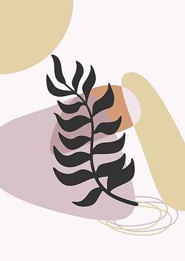 aesthetic abstract plant