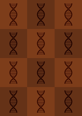 DNA Science Icons Pop Art