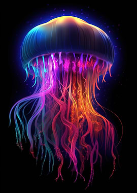colorful jellyfish