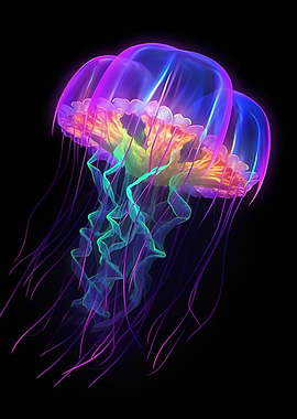colorful jellyfish