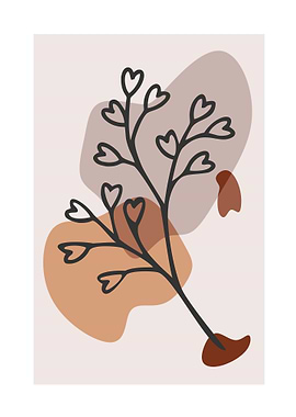 aesthetic abstract plant