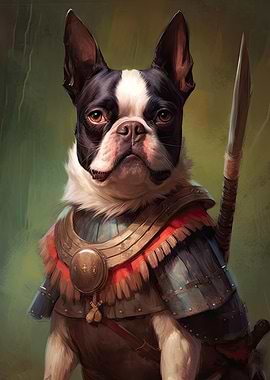 Boston Terrier Viking