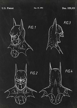 Batman Mask patent
