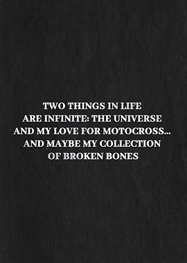 Two things in life