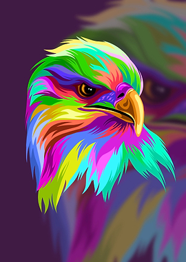 eagle pop art