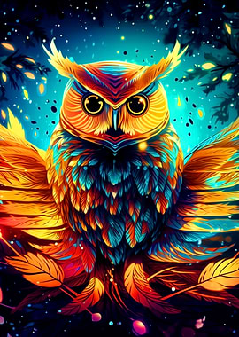 Colorful Owl