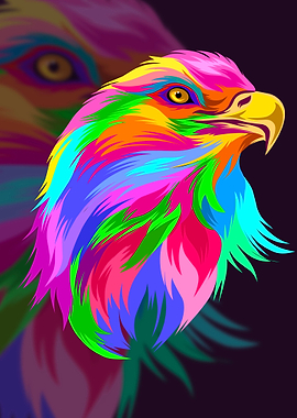 eagle pop art