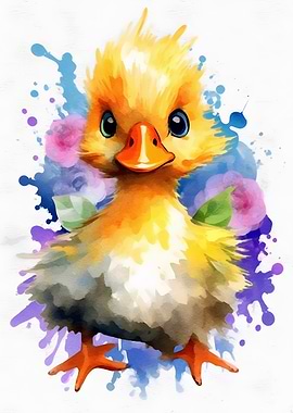 Baby duck cute