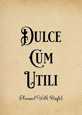 Latin Quote Dulce Cum Util