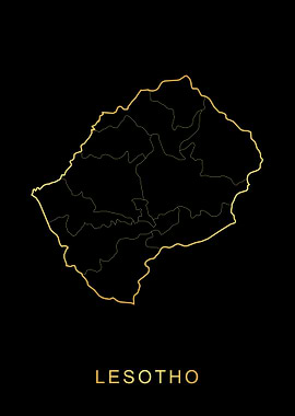Lesotho Map