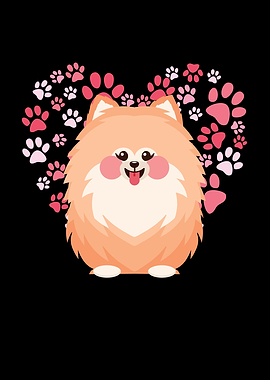 Pomeranian Heart