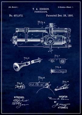 Thomas Edison Phonograph 1