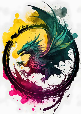 Dragon Art Painting