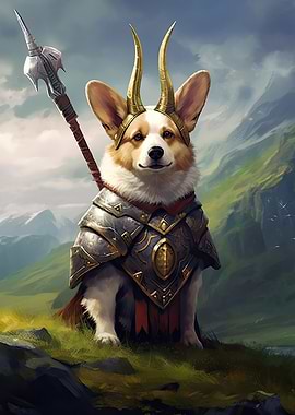 Corgi Viking