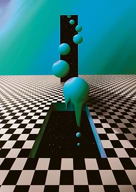 Blue Drop between Gates