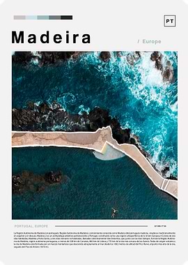 MADEIRA LANDSCAPE POSTER