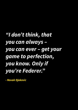 Novak Djokovic quote