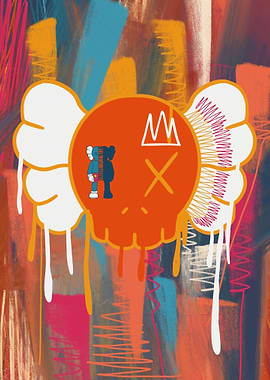Unique abstract color Kaws