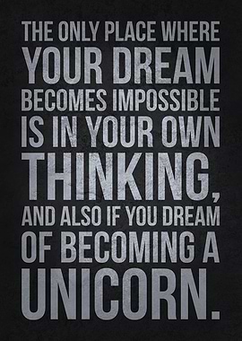 Dream Of Being A Unicorn