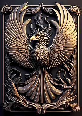 Noble Golden Phoenix
