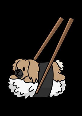 Pekingese Nigiri Sushi