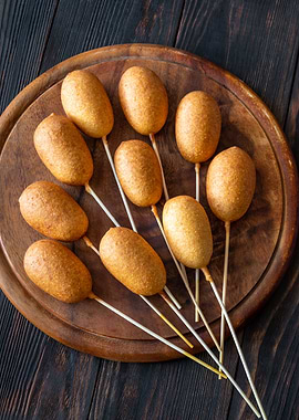 Corn dogs