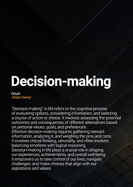 Decision Making