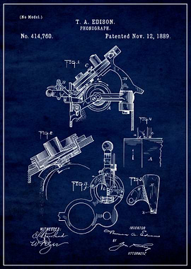 Thomas Edison Phonograph 1