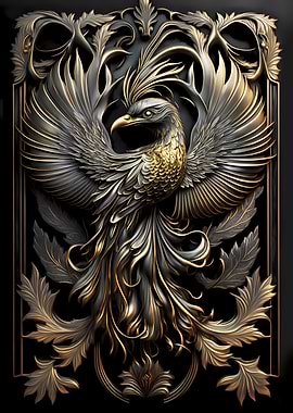 Copper Golden Phoenix