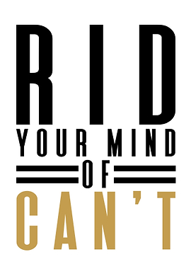 Ride your mind of cant
