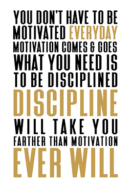 Discipline vs Motivation