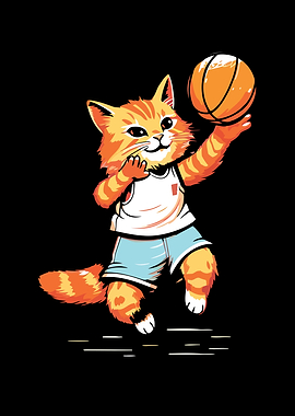 Basketball Cat