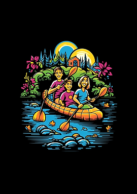 Kayaking Family Kayak