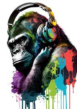 Gorilla Music Art