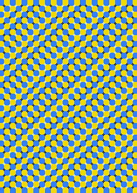 Blue Yellow Illusion