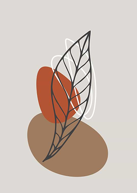 abstract leaves