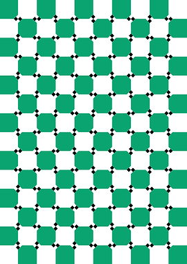 Green White Magic Illusion