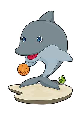 Dolphin Basketball player