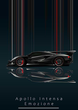 Apollo IE Race Car Poster