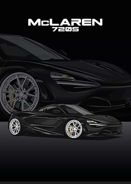 mclaren 720s black