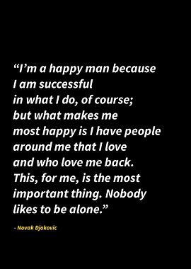 Novak Djokovic quote