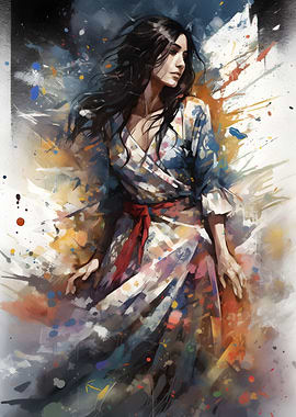 Inspiring Carefree Woman