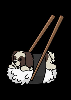 Shih Tzu Nigiri Sushi