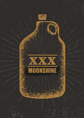 xxx moonshine bottle