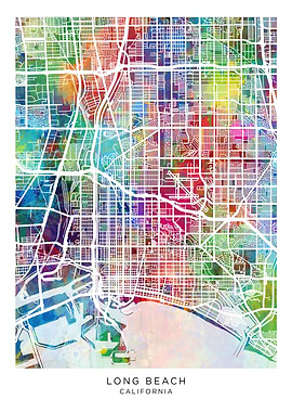 Long Beach California Map